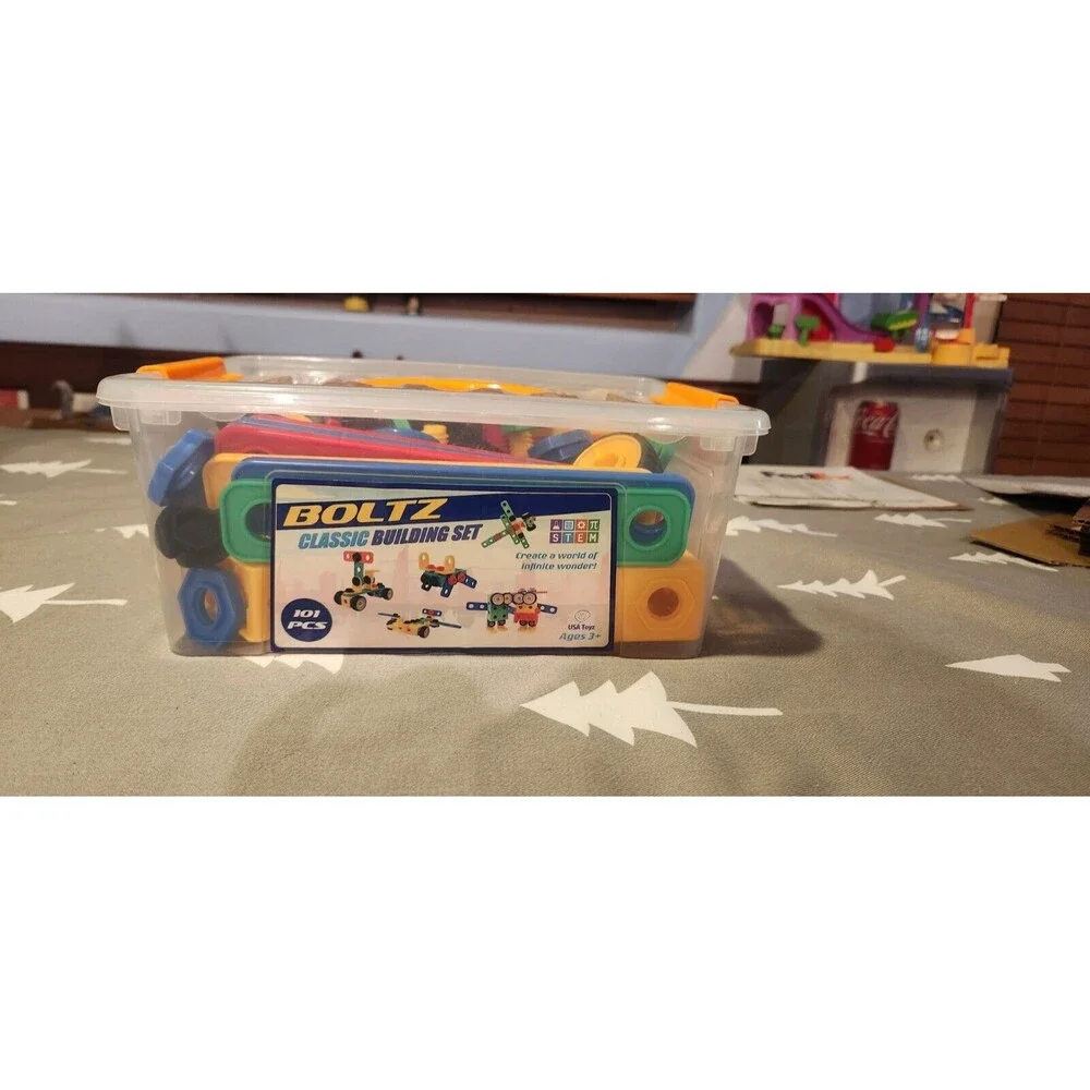 USA Toys STEM Classic Building Set, 101 pieces creative developmental 3+
